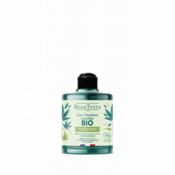 BeauTerra Eau micellaire Chanvre &amp; Aloe Vera BIO 500ml