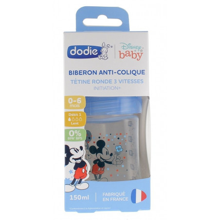 Dodie Biberon Initiation+ Disney Baby Mickey 150ml