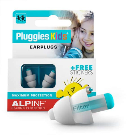 Alpine Bouchons d'oreille Pluggies Kids 1 paire