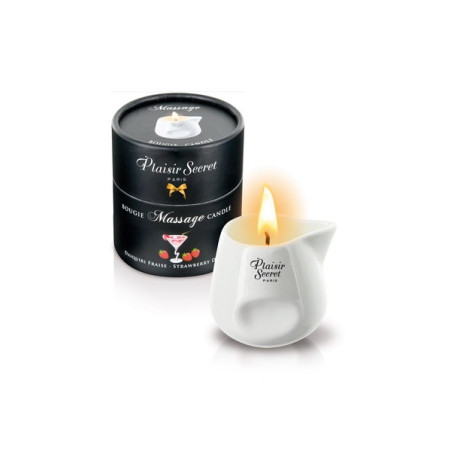 Bougie de massage Daïkiri Fraise Plaisir Secret