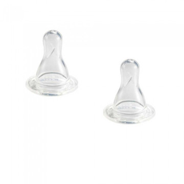 Difrax Tétines Silicone Small lot de 2 tétines
