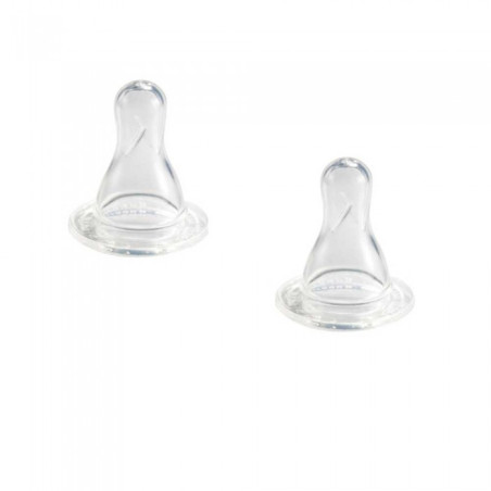 Difrax Tétines Silicone Small lot de 2 tétines