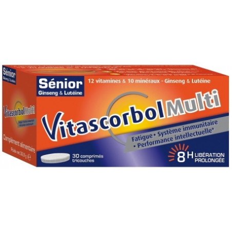 copy of Vitascorbol Multi 12 Vitamines et 8 Minéraux  30 comprimés
