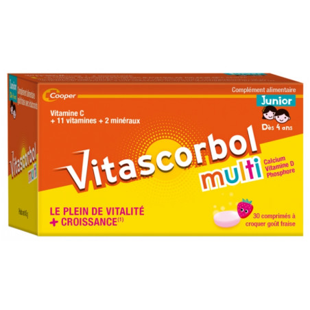 VitascorbolMulti Junior 30 comprimés