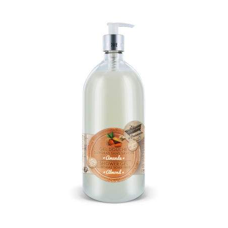 Gel Douche Surgras sans Savon Amande 1L