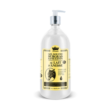 Gel Douche Surgras sans Savon au Lait d'Anesse 1L