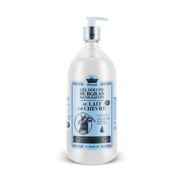 Gel Douche Surgras sans Savon au Lait de Chèvre 1L