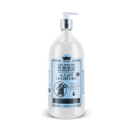 Gel Douche Surgras sans Savon au Lait de Chèvre 1L