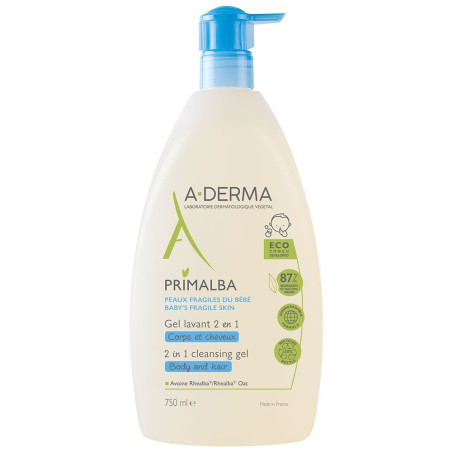 A-Derma Primalba Gel Lavant 2en1 750ml