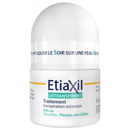 EtiaXil Détranspirant Peaux Sensibles bille 15ml