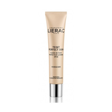 Lierac Teint Perfect Skin Fluide de Teint Perfecteur Lumière SPF20 30ml 02 Beige Nude