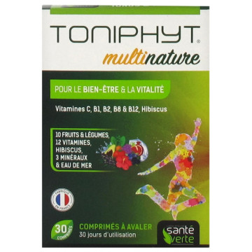 Santé Verte Toniphyt Multinature 30 comprimés