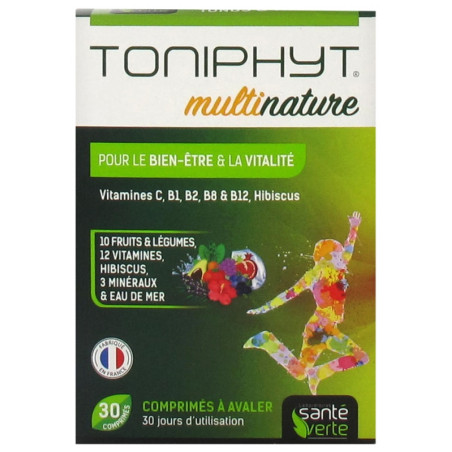 Santé Verte Toniphyt Multinature 30 comprimés