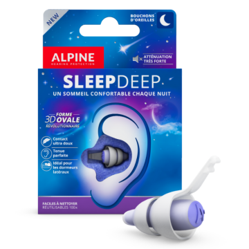 Alpine Bouchons d'oreille SleepDeep 1 paire