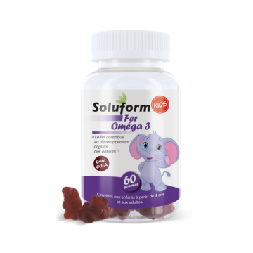 Soluform Kids Fer Oméga 3 60 gommes
