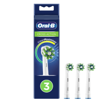 Oral-B Un Lot de 3 Brossettes Cross Action