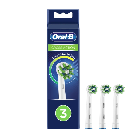 Oral-B Un Lot de 3 Brossettes Cross Action