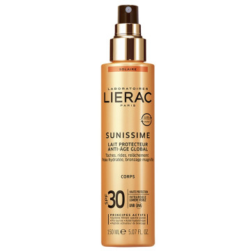 Lierac Sunissime Lait Protecteur Anti-Âge Global SPF30 150ml