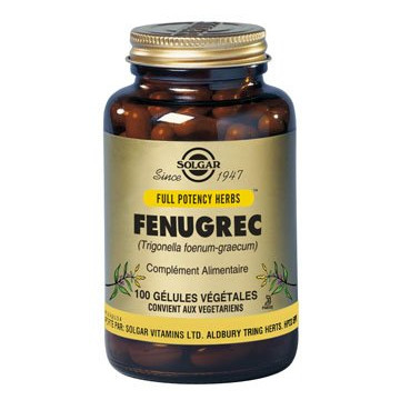 Solgar Fenugrec 100 Gélules Végétales