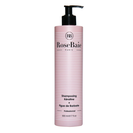 RoseBaie Shampooing à la Kératine et à l'huile de Figue de Barbarie 500ml