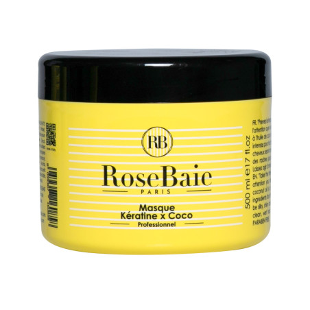 RoseBaie Masque à la Kératine et à l'huile de Coco 500ml
