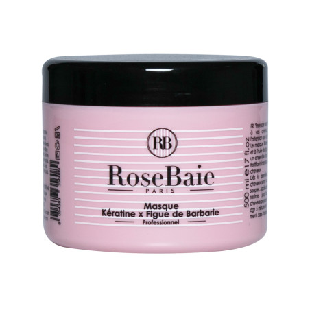 RoseBaie Masque à la Kératine et à l'huile de Figue de Barbarie 500ml