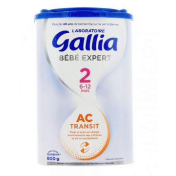 Gallia Bébé Expert Lait Action Coliques 2ème âge 800g