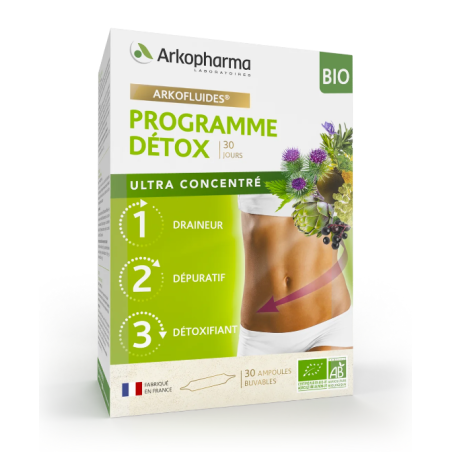 Arkofluide Detox BIO 30 ampoules