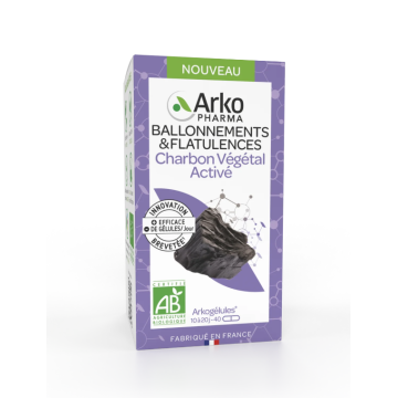 Arkogélules Charbon Végétal Activé BIO 40 gélules