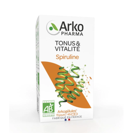 Arkopharma Arkogélules Spiruline Bio 45 gélules