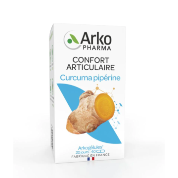Arkogélules Curcuma Pipérine 40 gélules