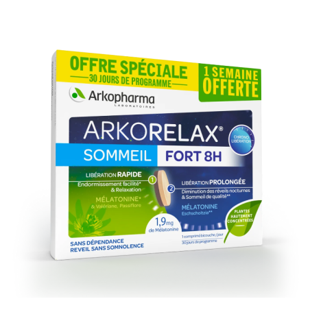 ArkoRelax Sommeil Fort 30 comprimés