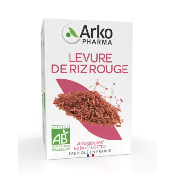Arkogélules Levure de Riz Rouge BIO 60 gélules