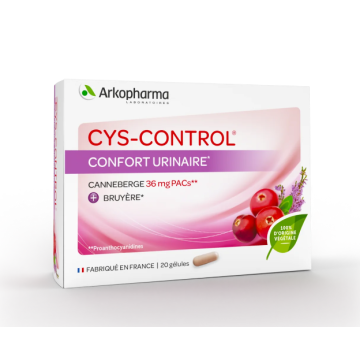 Cys Control Confort Urinaire 20 gélules