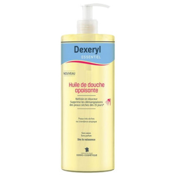 Pierre Fabre Dexeryl Essentiel Huile de Douche Apaisante 500ml