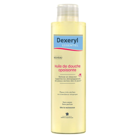 Pierre Fabre Dexeryl Essentiel Huile de Douche Apaisante 200ml