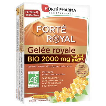 Forté Pharma Gelée Royale 2000mg Bio 20 ampoules
