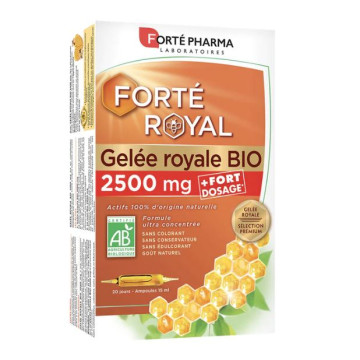 Forté Pharma Gelée Royale Bio 2500mg 20 ampoules