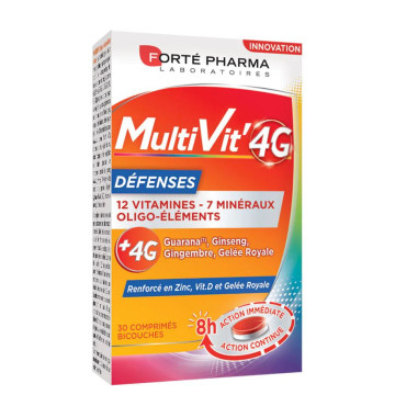 Forté Pharma Multivit' 4G 30 comprimés