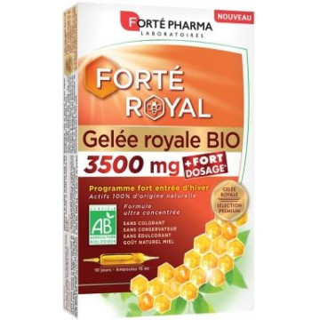 Forté Pharma Gelée Royale Bio 3500mg 10 ampoules