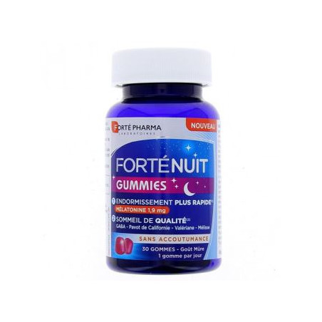 FortéNuit Gummies Endormissement Et Sommeil