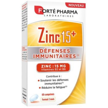 Forte Pharma Zinc 15+ 60 comprimés
