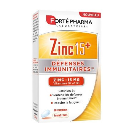 Forte Pharma Zinc 15+ 60 comprimés