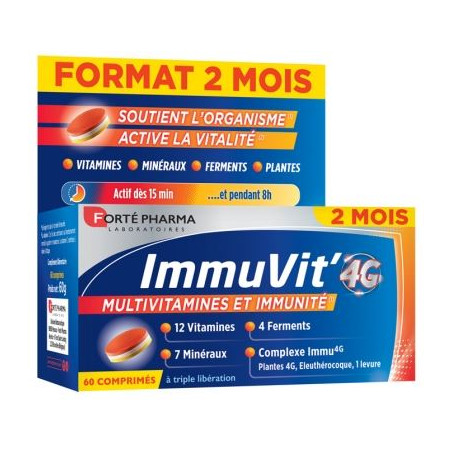 ImmuVit' 4G Forté Pharma Boîte de 60 Comprimés