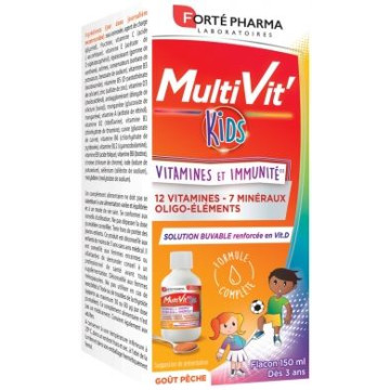 Forté Pharma MultiVit' Kids Vitamines et Immunité 150ml