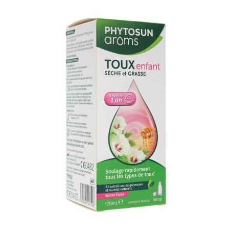 Phytosun Arôms Sirop Enfant Toux Sèche et Grasse 120ml