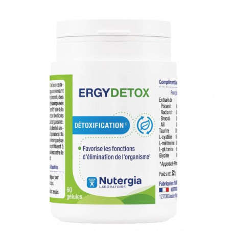 Nutergia Ergydetox 60 gélules