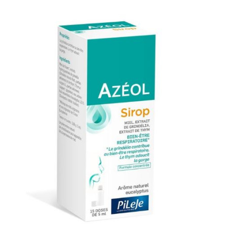 Pileje Azéol Sirop Bien Etre Respiratoire 75ml