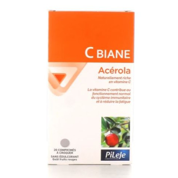 Pileje C-Biane Acerola 20 comprimés