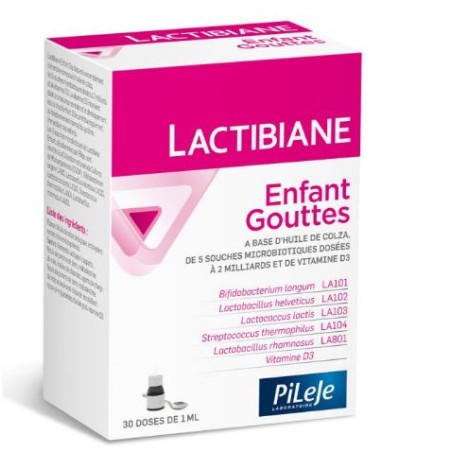 Pileje Lactibiane Enfant Gouttes 30ml